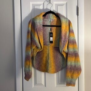 Fashion Nova Multicolor Striped Sweater